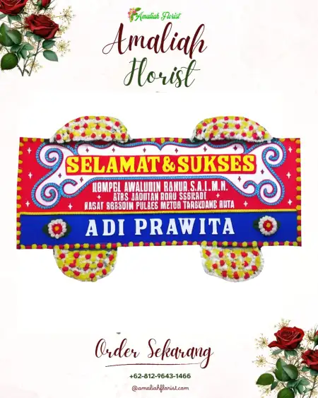 Papan Bunga Ucapan Selamat Jemur Wonosari